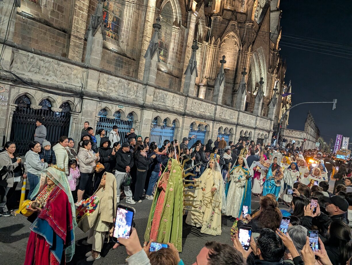 Quito: processie