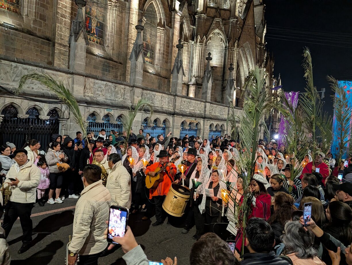 Quito: processie