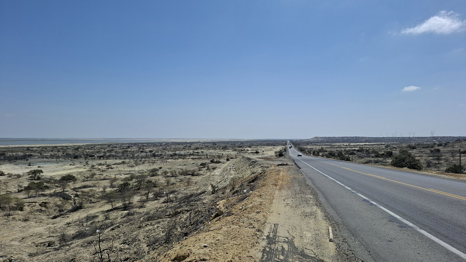 Lange weg door niets