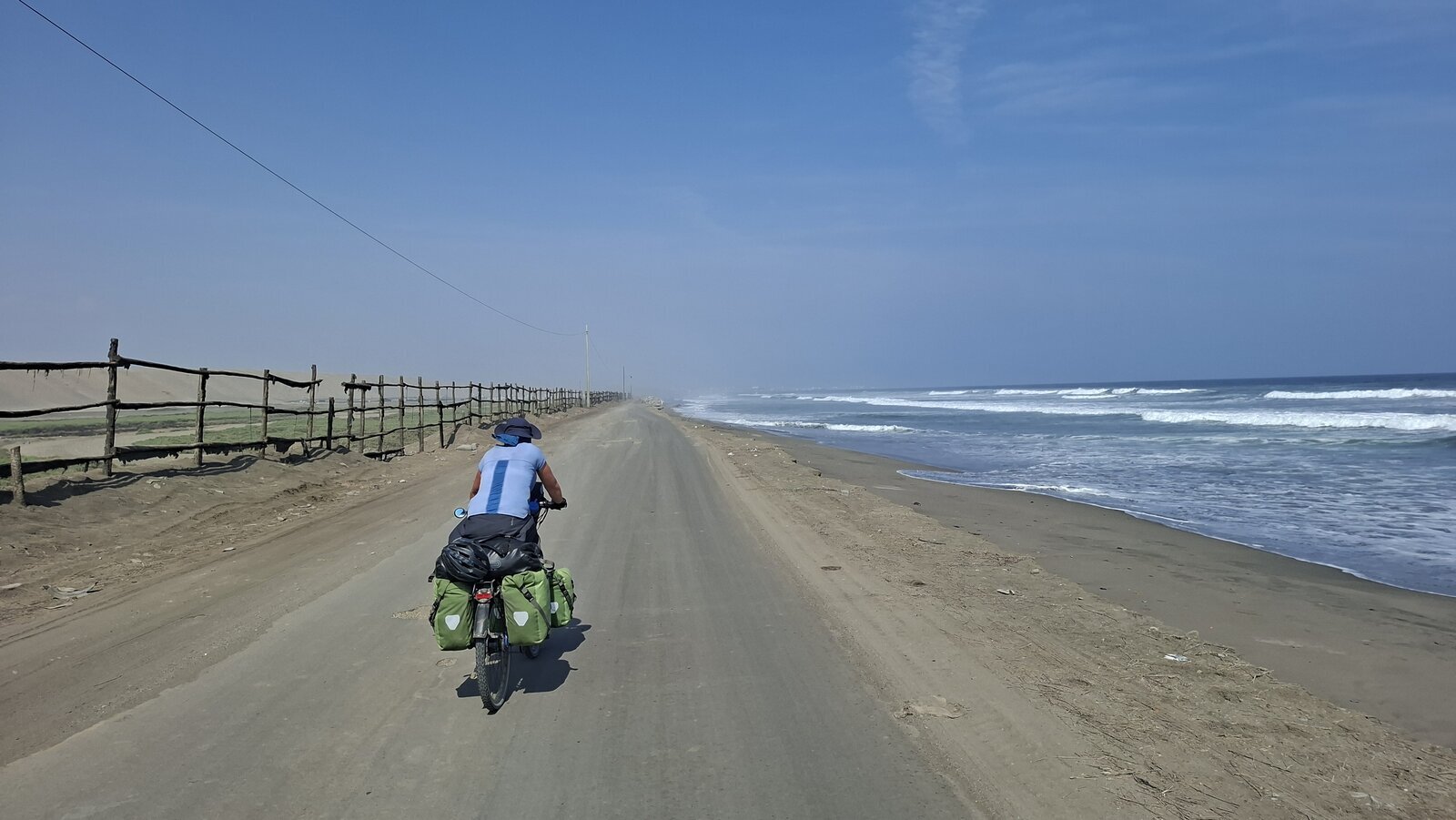via de kust richting Trujillo