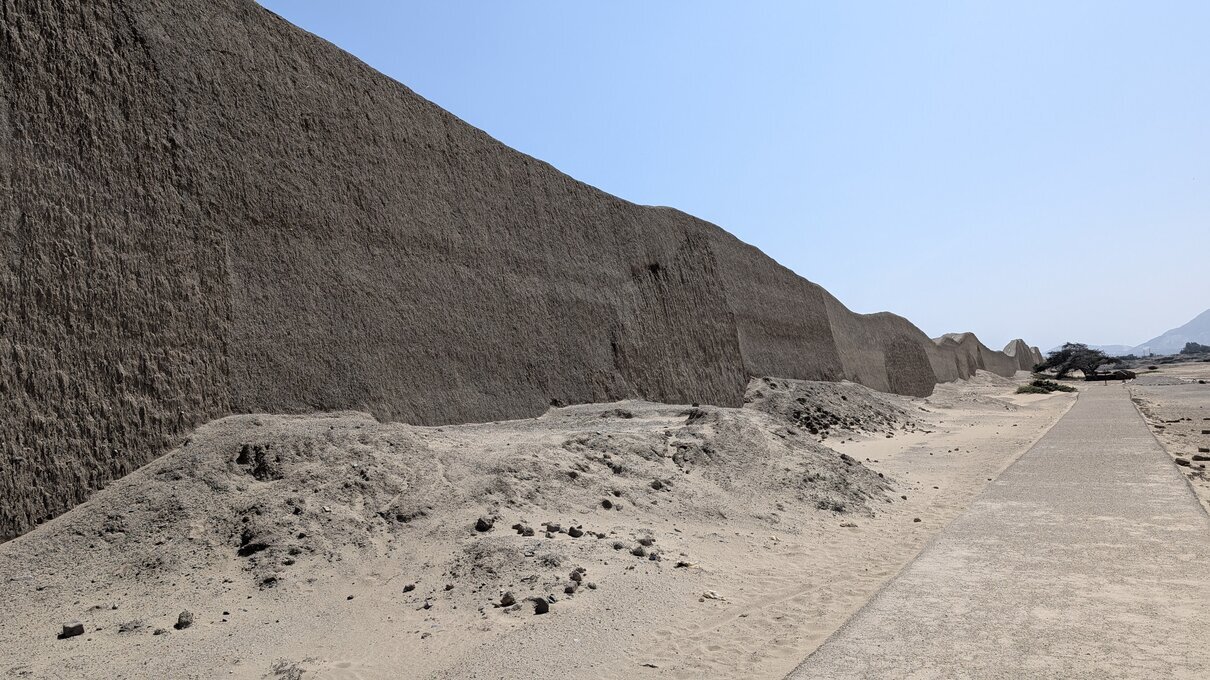Chan Chan adobe muur