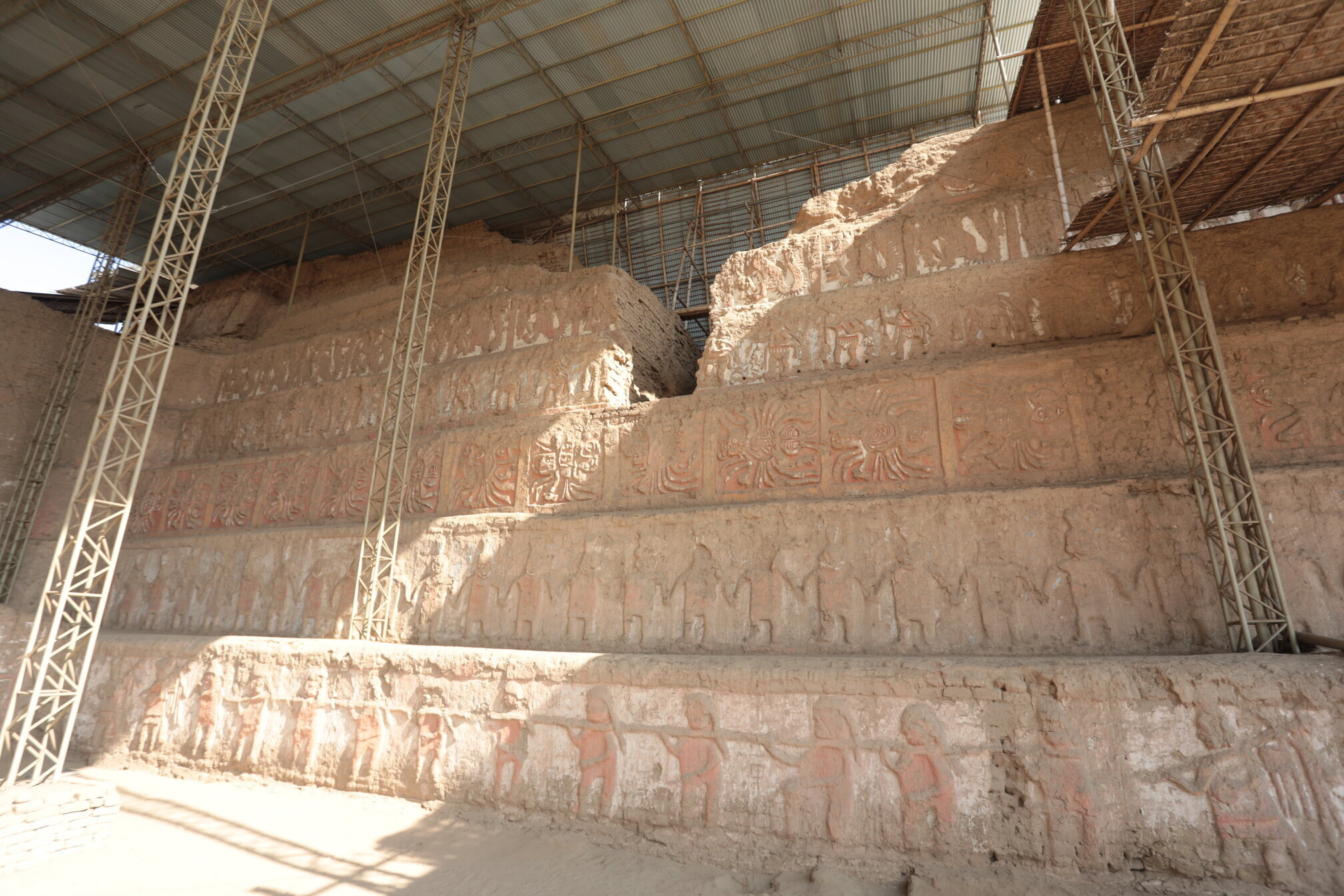 Huaca del Luna: piramide niveaus