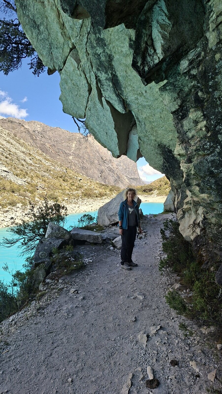 Wandeling langs de Laguna Paron