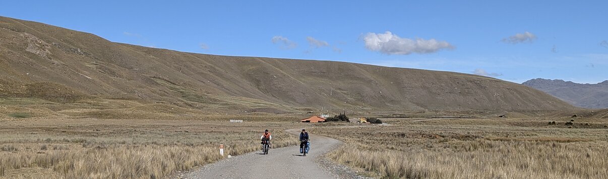 Albert en Bram in Huascaran National Park