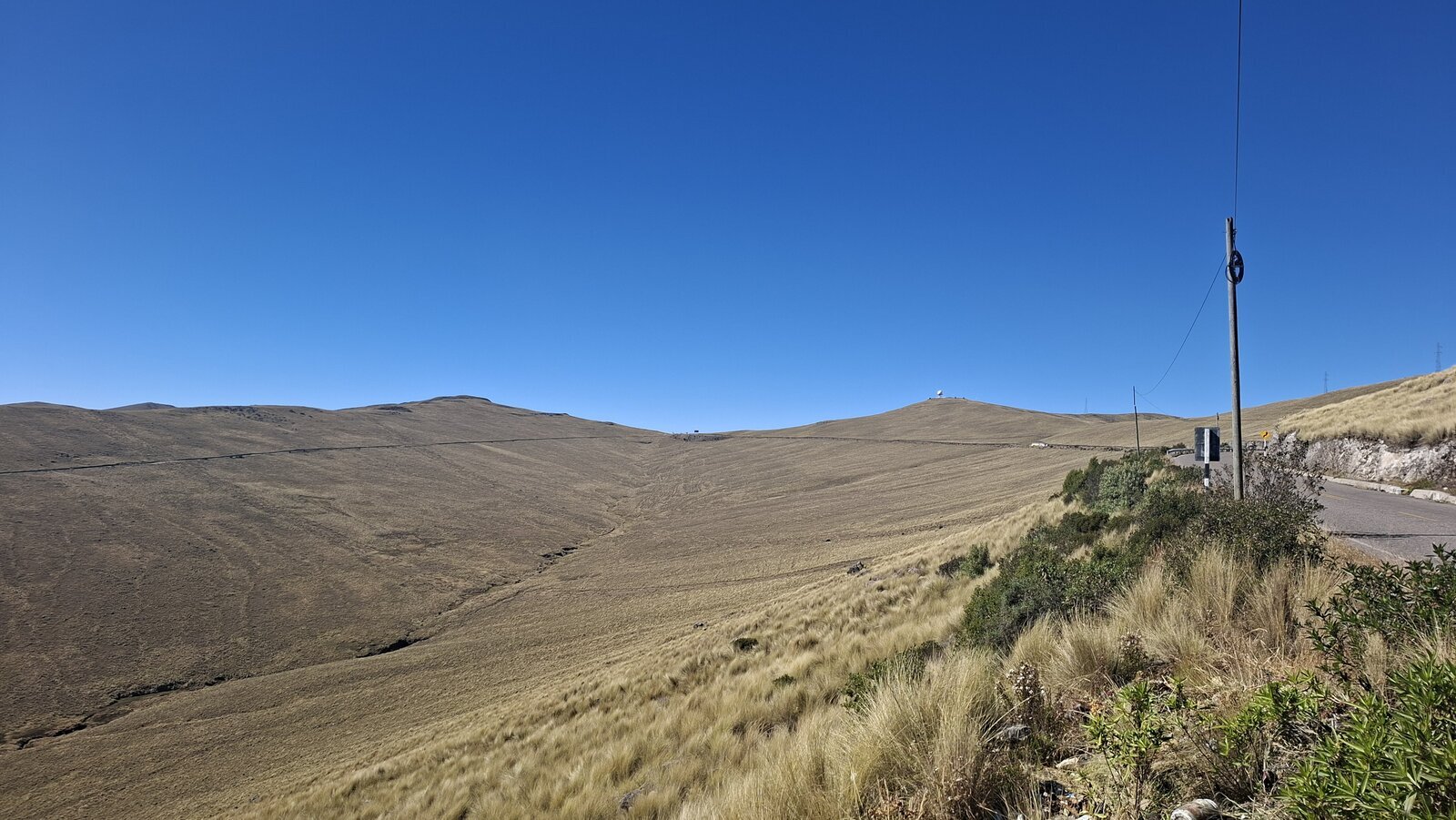 Lange route boven de 4000 m